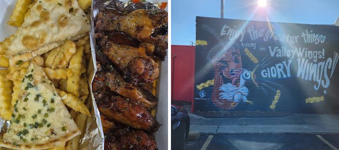 Valley Wings-Flint/Burton Menu
