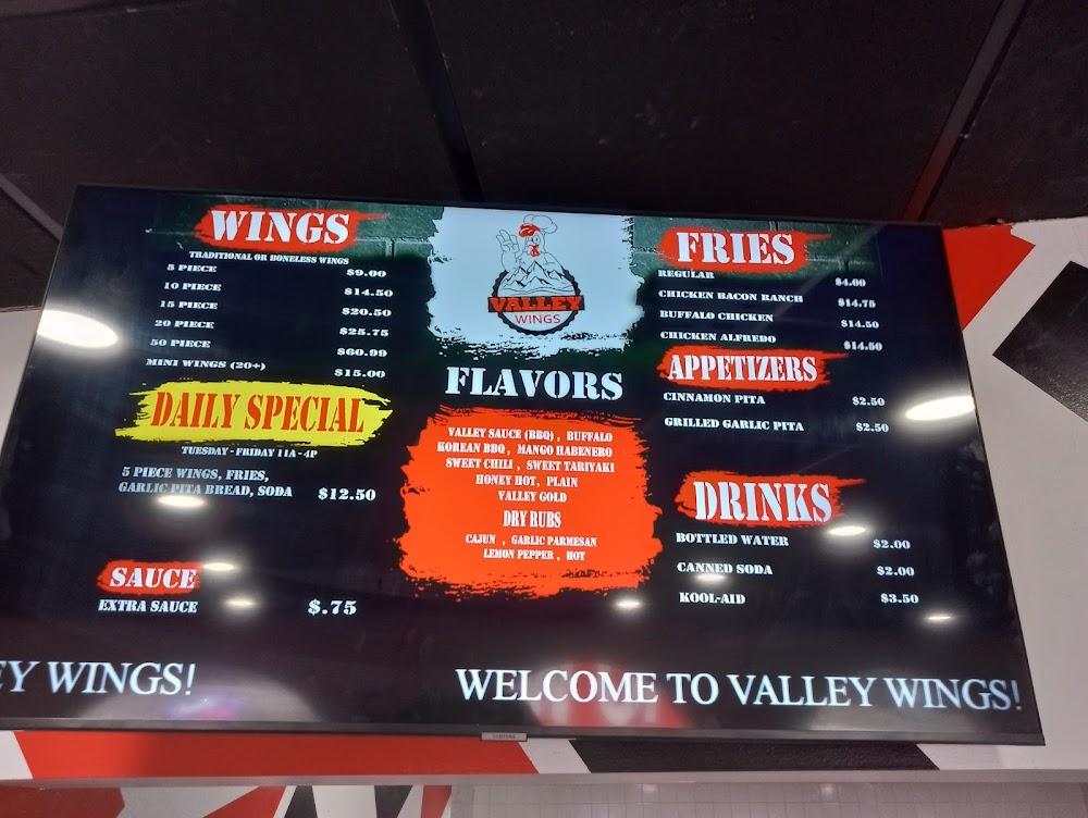 Valley Wings-Flint/Burton Menu image 4